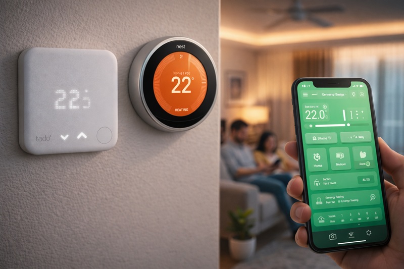 Automatización del hogar 2026, casa inteligente con domótica moderna