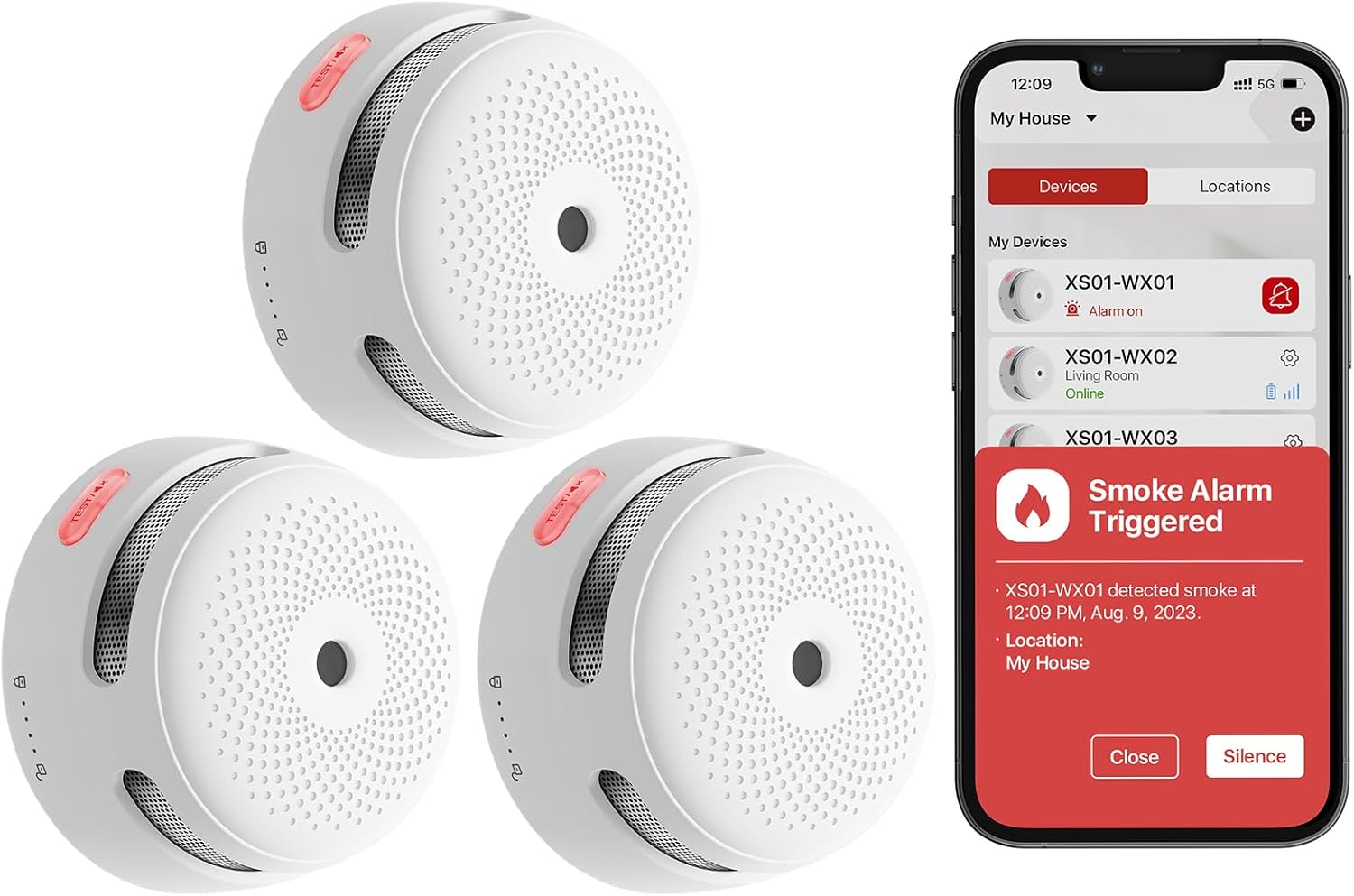X-Sense detector humo wifi