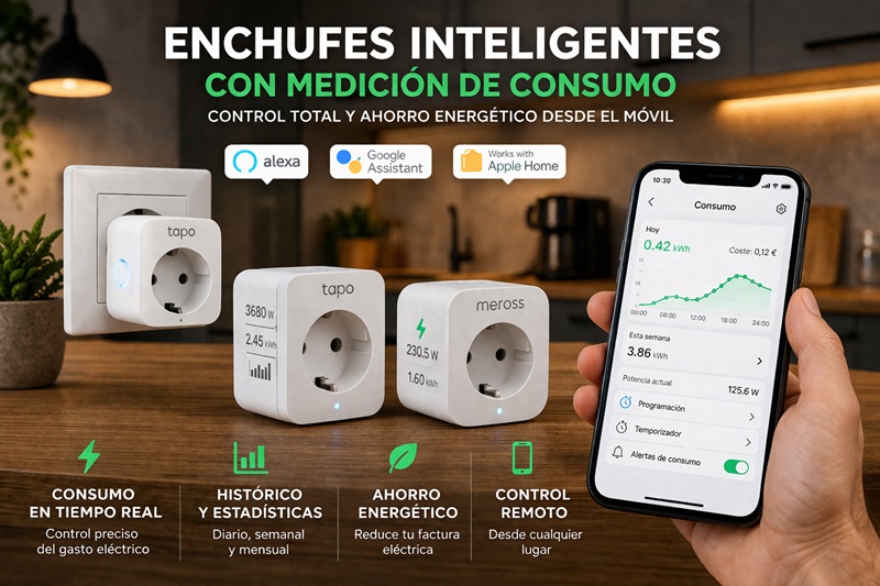 enchufe inteligente medicion consumo energia