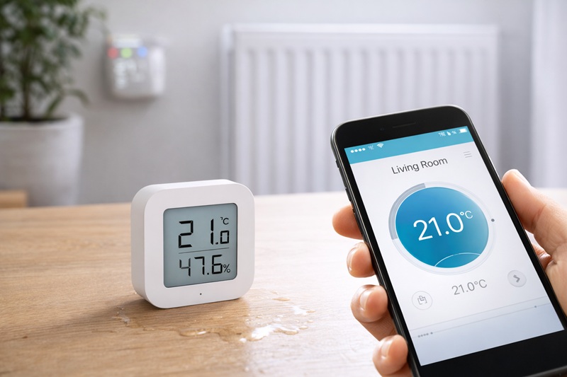 sensor temperatura inteligente hogar domotica